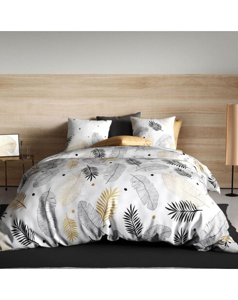 Parure housse de couette Envole grise