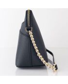 Sac bandoulière en Cuir medium Jet Set Travel  noir - 20x17.8x6.35 cm