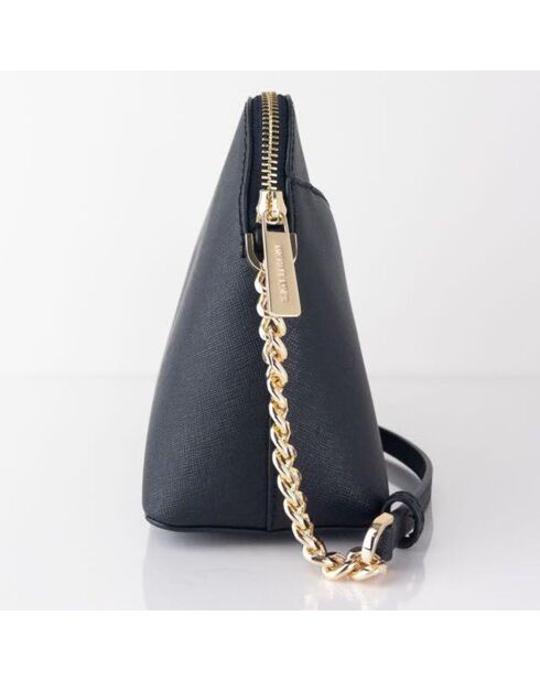 Sac bandoulière en Cuir medium Jet Set Travel  noir - 20x17.8x6.35 cm