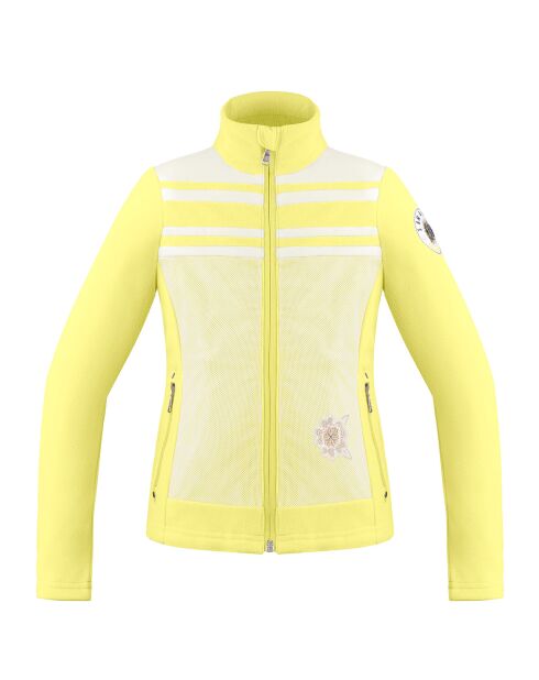 Veste en Polaire Hybrid jaune