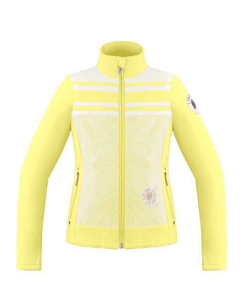 Veste en Polaire Hybrid jaune