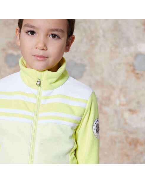 Veste en Polaire Hybrid jaune