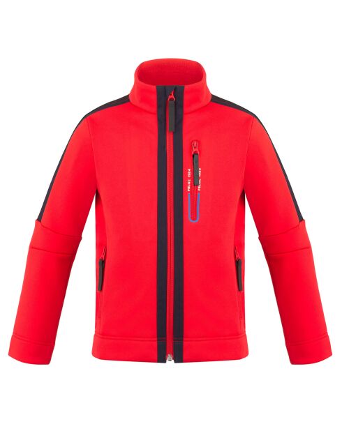 Veste en Polaire Stretch rouge