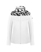 Veste en Polaire & fausse fourrure Hybrid blanche