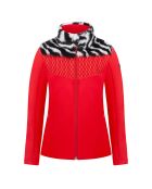 Veste en Polaire & fausse fourrure Hybrid rouge