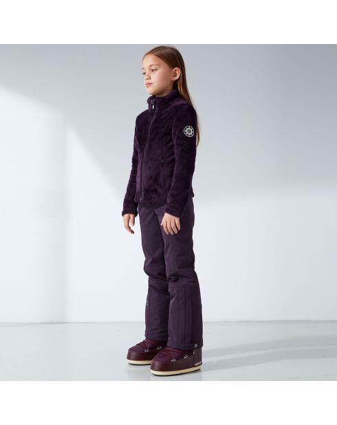 Veste en Polaire Long Pile violet