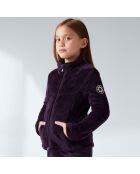 Veste en Polaire Long Pile violet