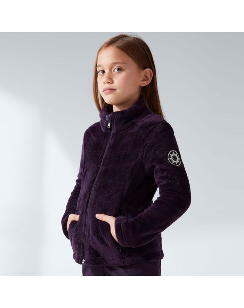 Veste en Polaire Long Pile violet