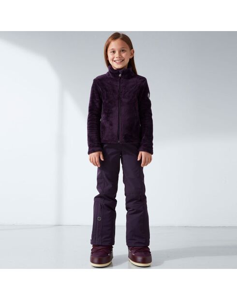 Veste en Polaire Long Pile violet