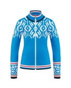 Veste en Maille Fantaisie bleue