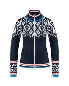 Veste en Maille Fantaisie bleue