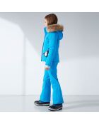 Veste de ski Stretch bleue