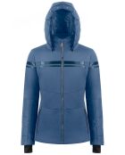 Veste de ski Stretch ajustée bleue