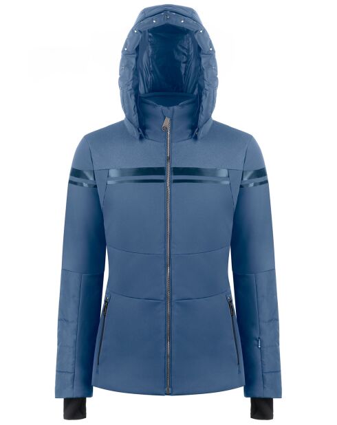 Veste de ski Stretch ajustée bleue