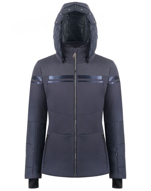 Veste de ski Stretch ajustée bleue