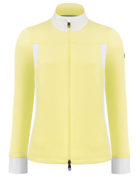 Veste en Polaire Stretch ajustée jaune