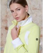 Veste en Polaire Stretch ajustée jaune