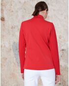 Veste en maille Hybrid rouge