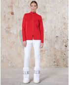 Veste en maille Hybrid rouge