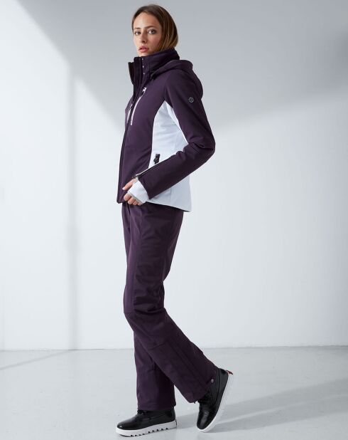 Veste de ski Stretch violette