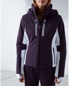 Veste de ski Stretch violette