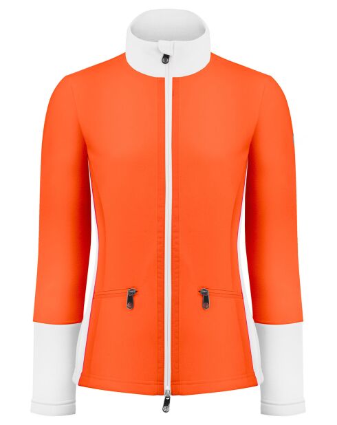 Veste en Micro Polaire orange