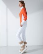 Veste en Micro Polaire orange