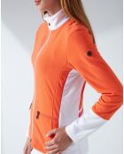 Veste en Micro Polaire orange