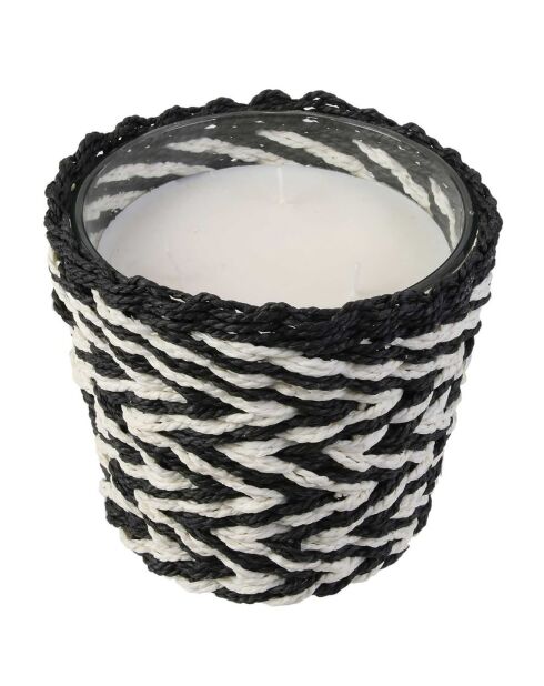 Candela profumata all'ambra modello casuale - 3 stoppini 25h