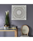 Décoration murale Moulure blanche - D.80 cm