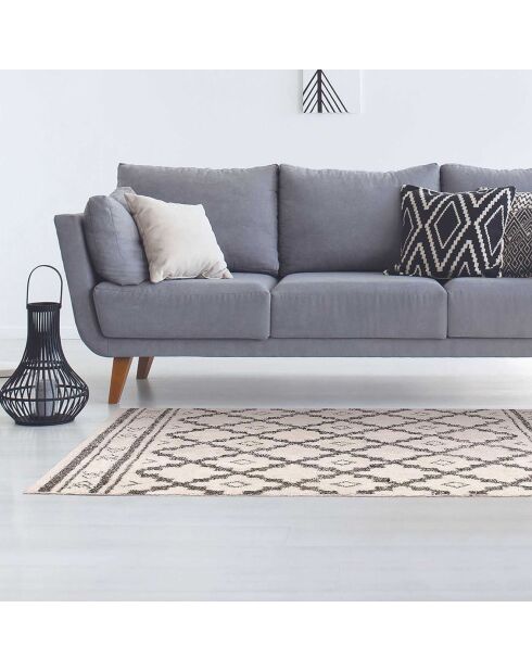 Tapis mirage blanc/beige - 170x120 cm