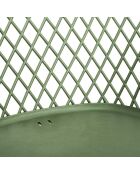 Fauteuil d'extérieur Malaga vert - 54.1x80x62.2 cm