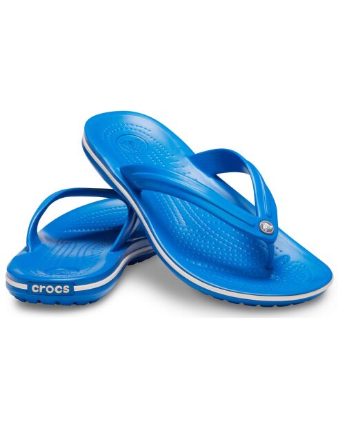 Tongs Crocband bleu électrique