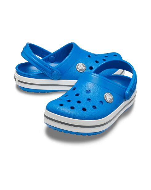 Zuecos eléctricos Crocband azul/blanco