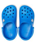 Zuecos eléctricos Crocband azul/blanco