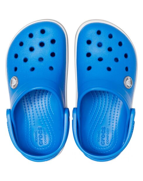 Zuecos eléctricos Crocband azul/blanco