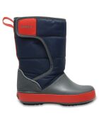 Stivali da neve LodgePoint blu/rosso