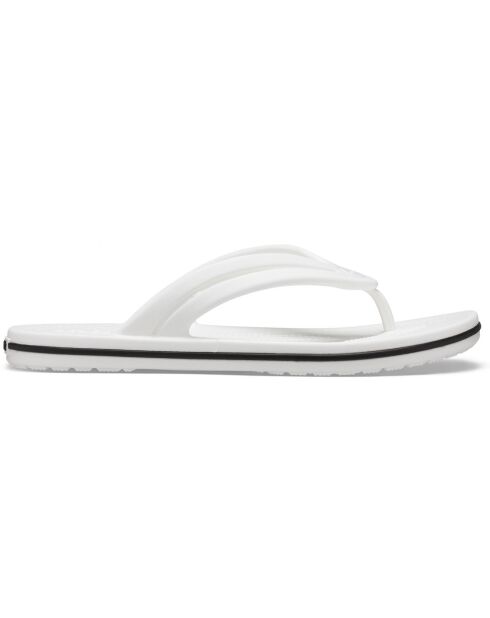 Tongs Crocband blanches