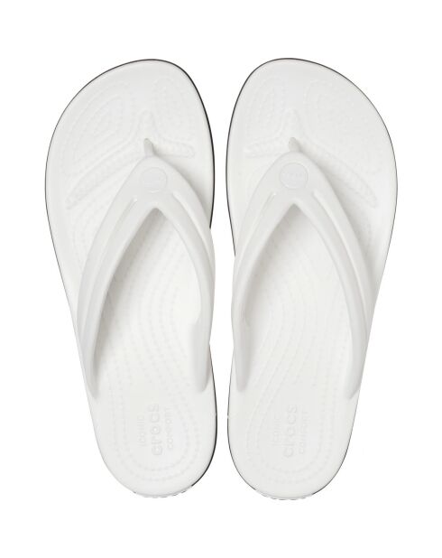 Tongs Crocband blanches