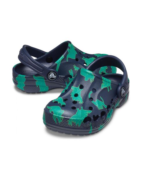 Baya Clogs, marineblau/grün