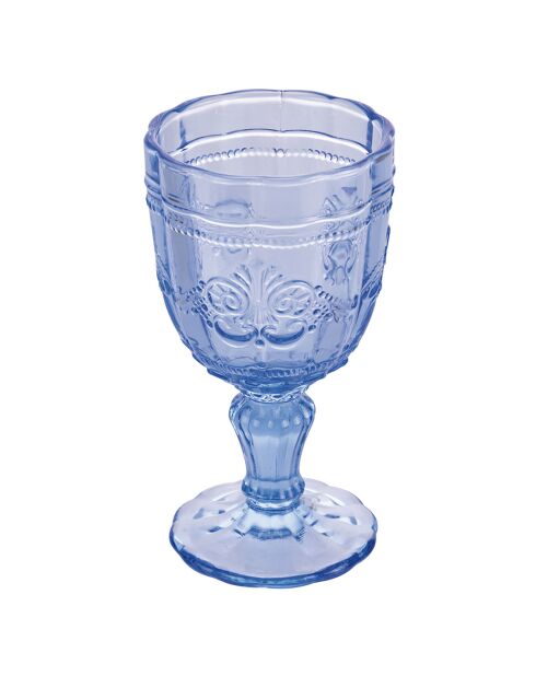 4 paarse Syrah-wijnglazen - 26,5 cl