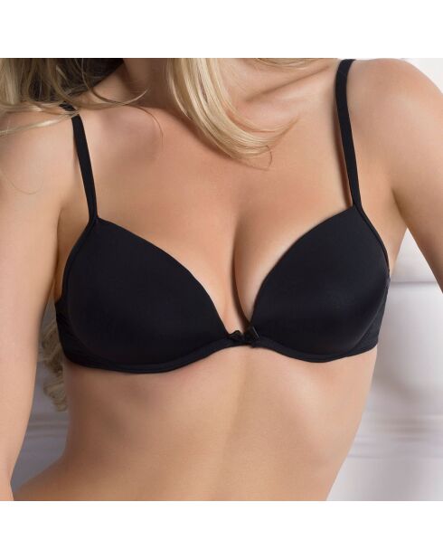 Soutien-gorge moulé rembourré push-up Gabriella noir