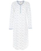 Chemise de Nuit en coton Olivia grise