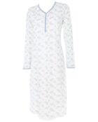 Chemise de Nuit en coton Olivia grise