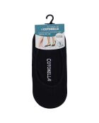 3 Paires de Chaussettes no show unisexe noires