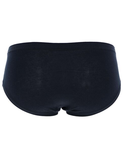 2 Culottes Midi en coton biélastique Marilyn noires