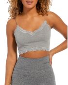 Crop Top Élisa gris