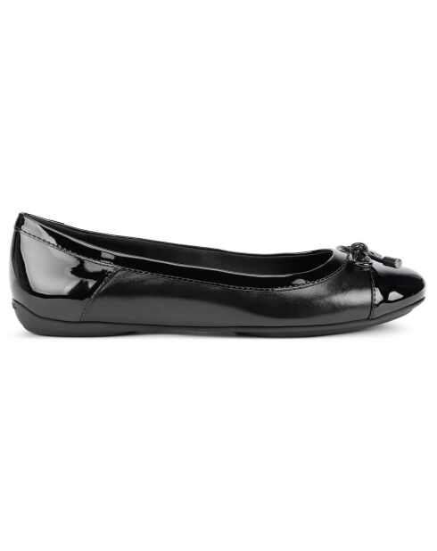 Ballerines en Cuir Charlene noires