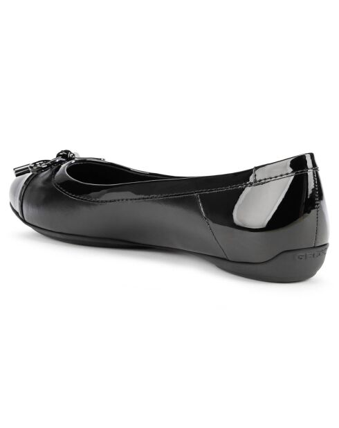 Ballerines en Cuir Charlene noires