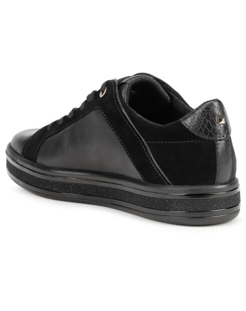 Baskets en Cuir Leelu noires